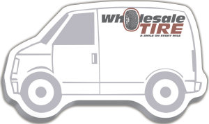Promotional Sticky Notes: 5 inch x 3 inch Van Shaped Sticky Notes